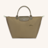 Longchamp –  Sac porté main Le Pliage green M